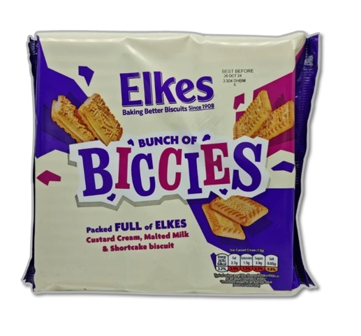 Elkes Assorted Biscuits 550g