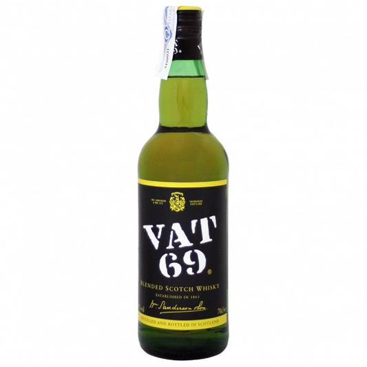 VAT 69 Blended Scotch Whisky 700ml 40% ABV classic Scottish blend with sweet malt caramel pear cereal and warming spice