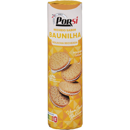 Porsi Vanilla Flavour Filled Biscuits 500g