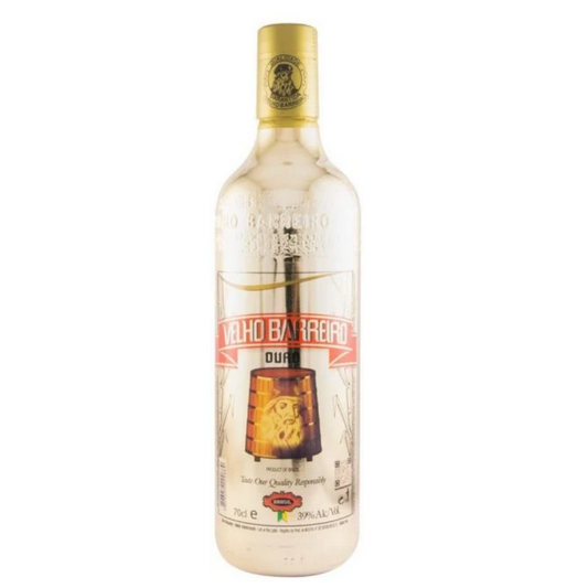 Velho Barreiro Gold Cachaça 700ml 39% ABV aged Brazilian sugarcane spirit for sipping and Caipirinha cocktails