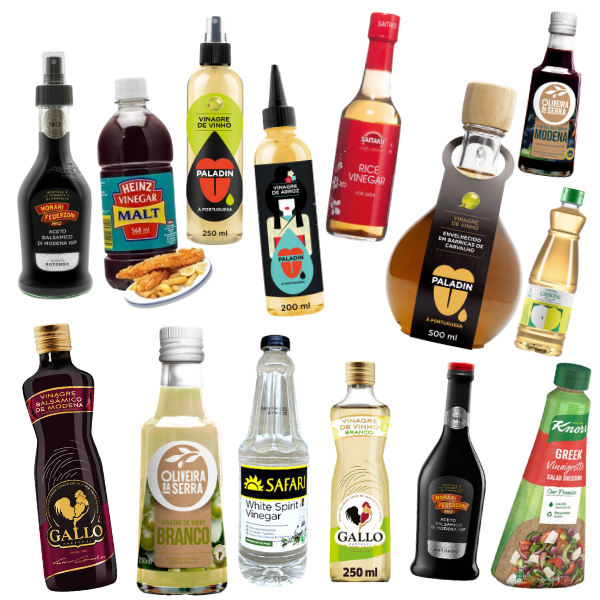 Vinegar Balsamic Apple Cider White Red Wine Rice