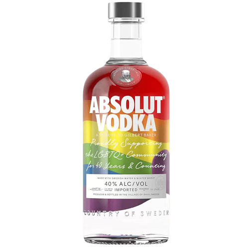 Absolut Vodka – Absolut Pride Edition Vodka 700ml (40% AVB) – 700ml – 40% AVB – Vodka – Spirits – South African Products