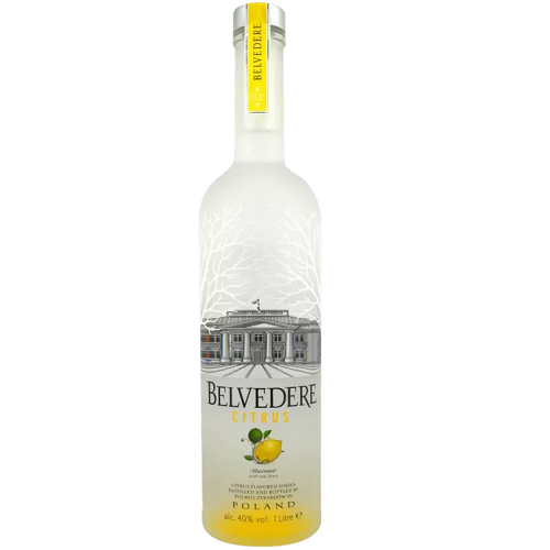 Belvedere – Belvedere Citrus Vodka – 1L Bottle (40% AVB) – 1L – 40% AVB – Vodka – Spirits – South African Products