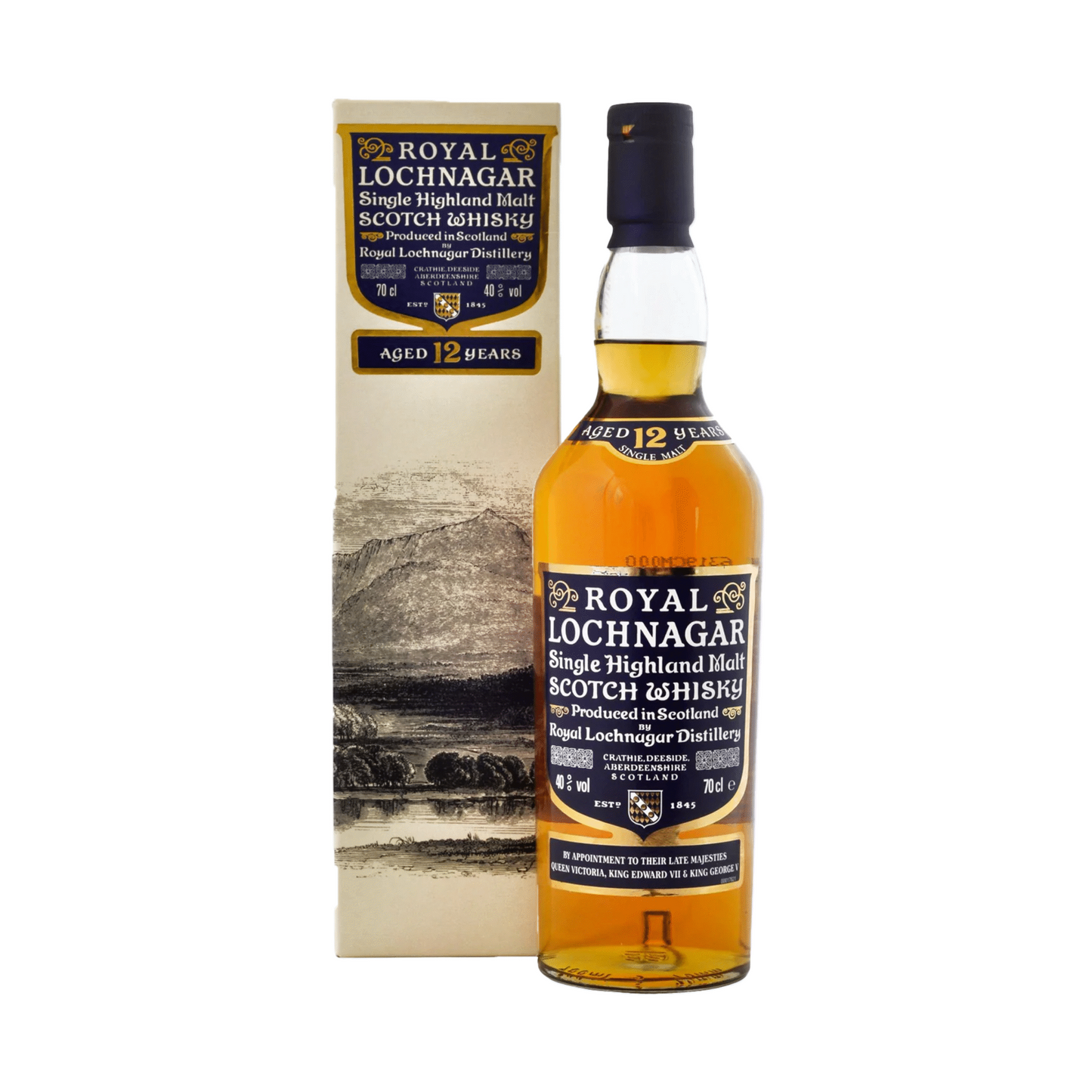 Royal Lochnagar 12 Years Old Single Malt Scotch Whisky – 700ml Bottle (40% ABV)