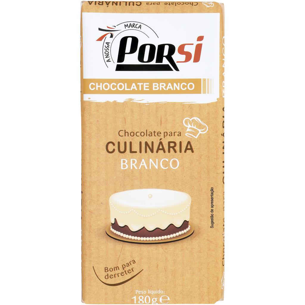 Porsi White Cooking Chocolate 180g