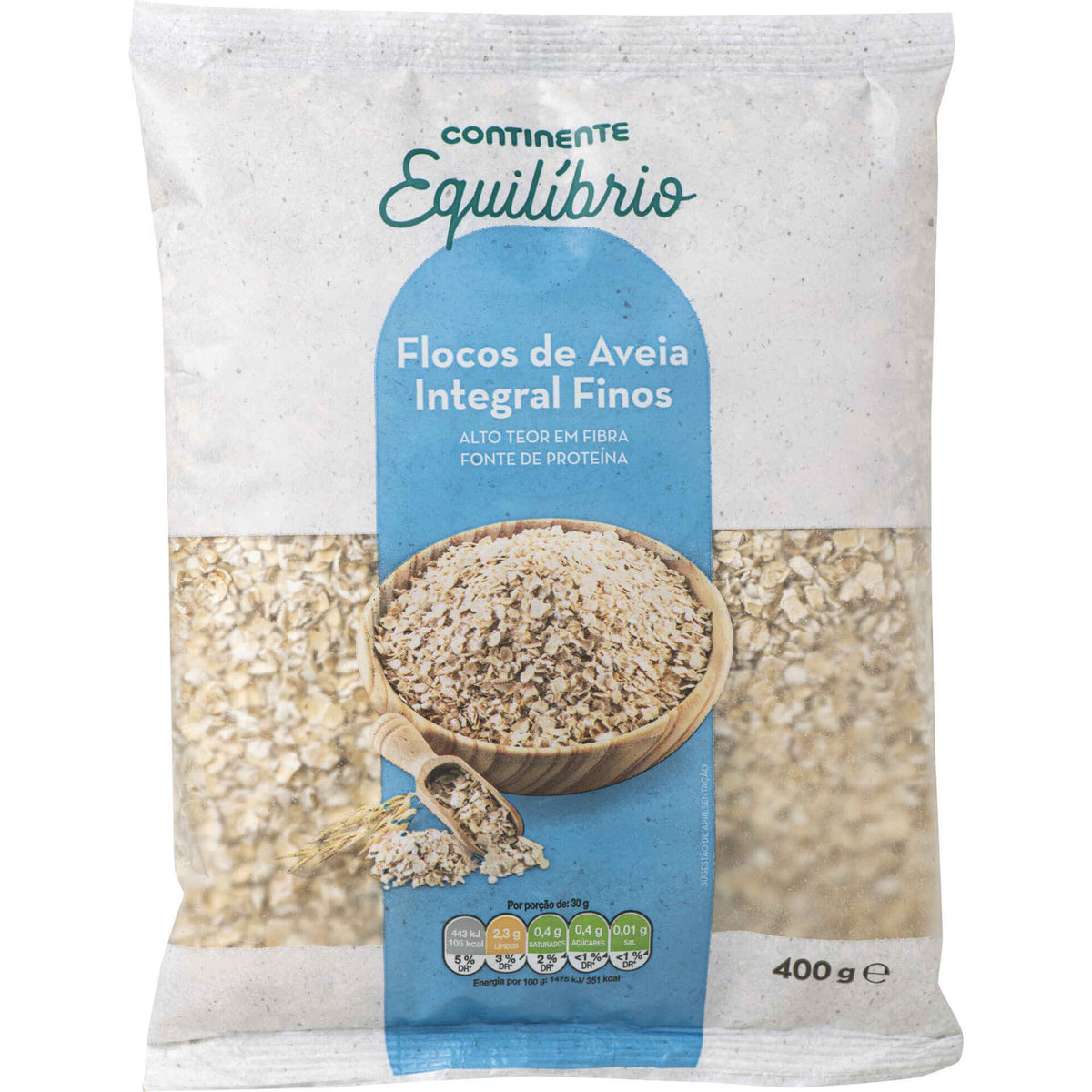 Wholegrain Fine Oat Flakes 400g