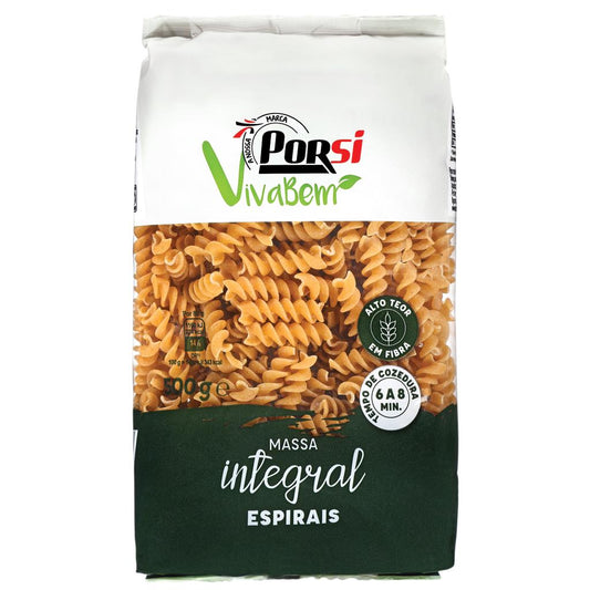 Porsi Wholewheat Spiral Pasta 500g