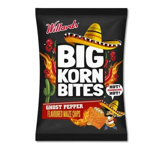 Big Korn Bites Ghost Pepper 120g Willards