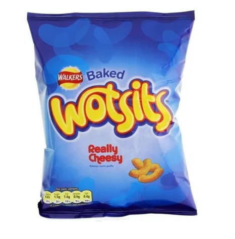 Walkers Wotsits realmente con queso 16,5 g