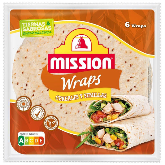 Mission Multigrain Tortilla Wraps 370g