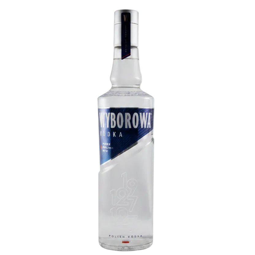Wyborowa Vodka 700ml 37.5% ABV classic Polish rye vodka for cocktails, mixed drinks and serving chilled