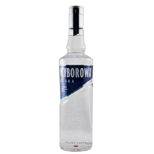 Wyborowa Vodka 700ml 37.5% ABV classic Polish rye vodka for cocktails, mixed drinks and serving chilled