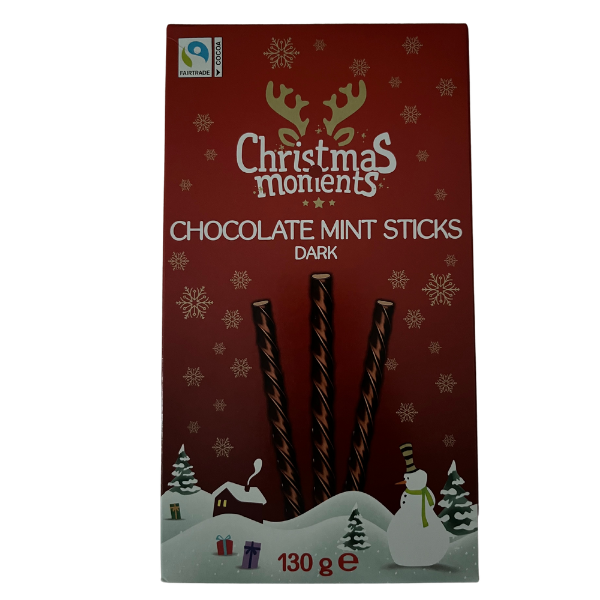 Dark Chocolate Mint Sticks 130g