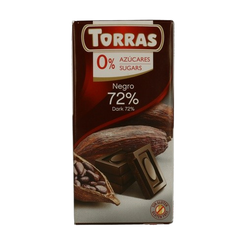 Tableta de Chocolate Negro Canderel 100 gramos
