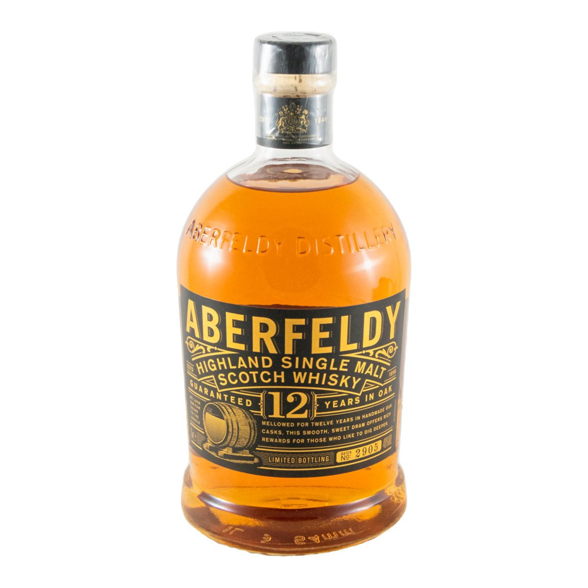 Aberfeldy 12 Year Old Single Malt Scotch Whisky 1L 40% ABV
