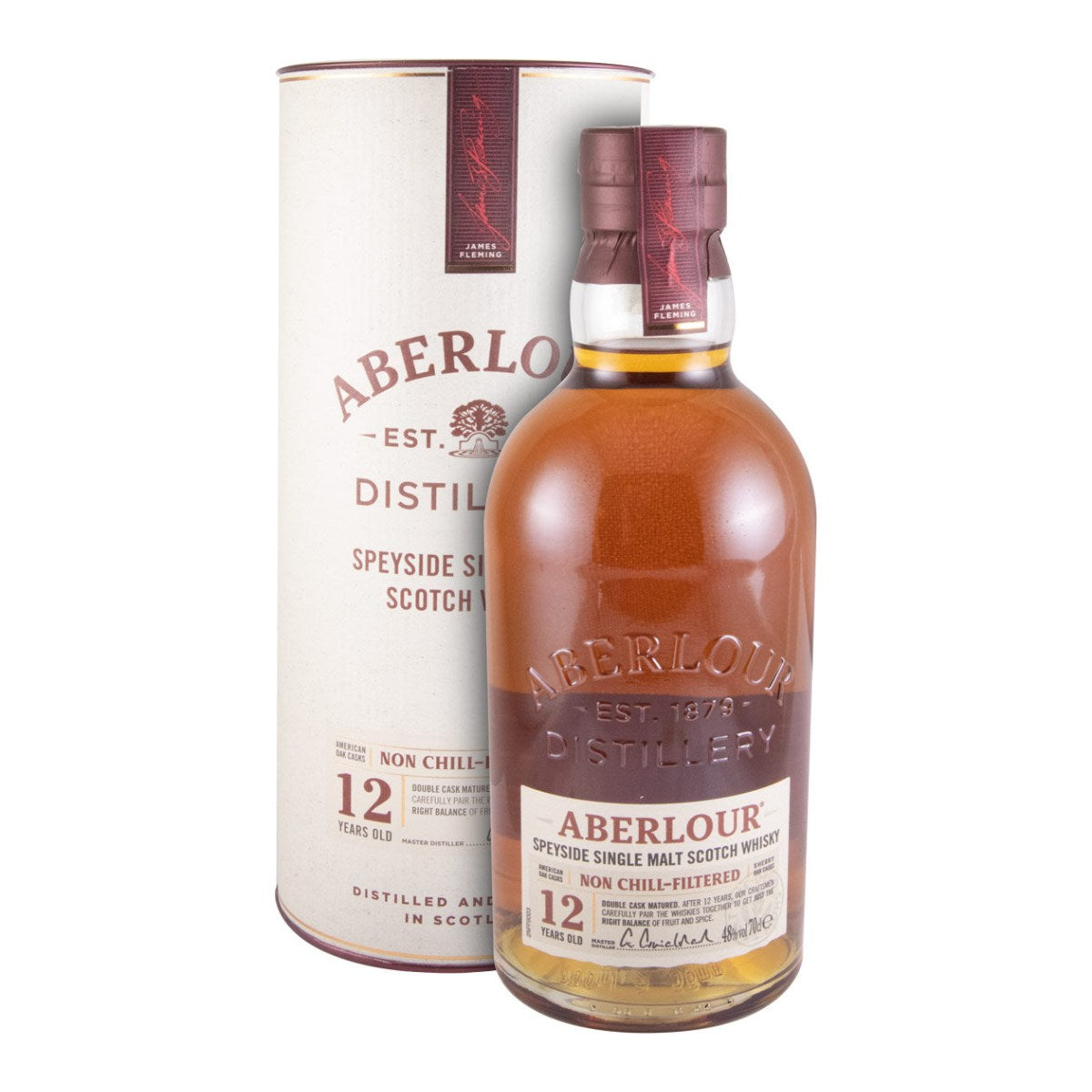Aberlour 12 Year Old Non Chill-Filtered Single Malt Scotch Whisky 700ml 48% ABV