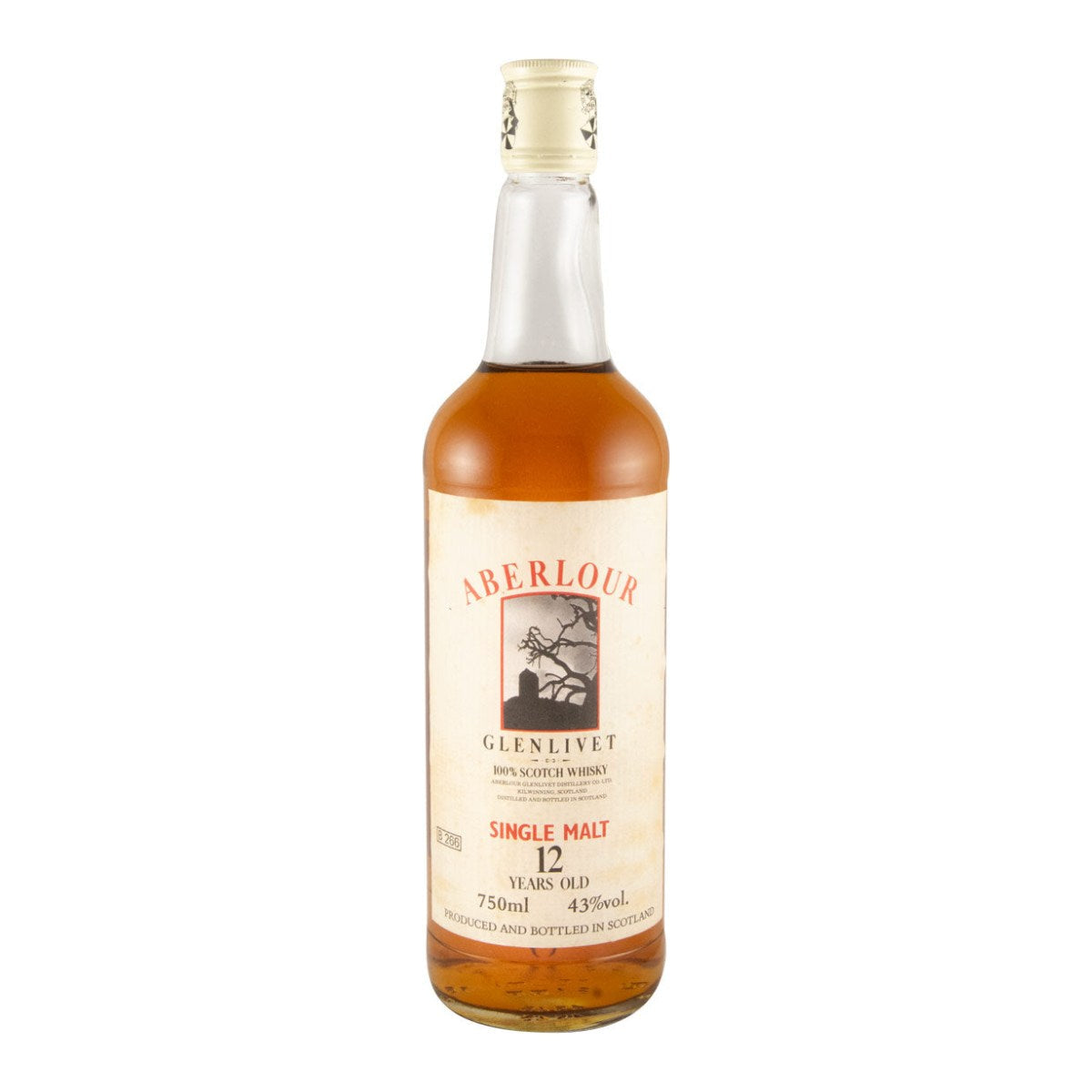 Aberlour 12 Year Old Single Malt Scotch Whisky 750ml 43% ABV