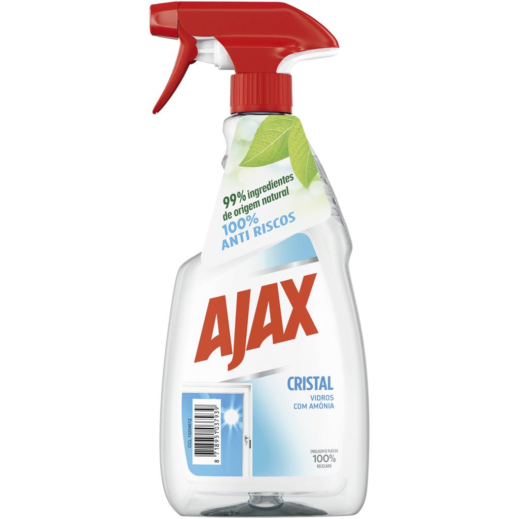 Ajax Crystal Glass Cleaner Trigger Spray 500ml