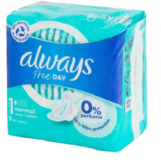 Always Free Day Normal Pack of 9