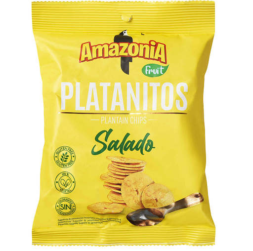 amazonia salted banana snack 75 g crispy salted banana dried fruit fruit snacks dried fruit and fruit snacks collection