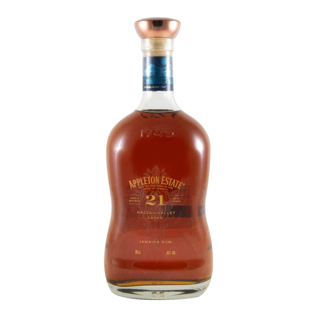 Appleton Estate 21 Year Old Rum 700ml 43% ABV