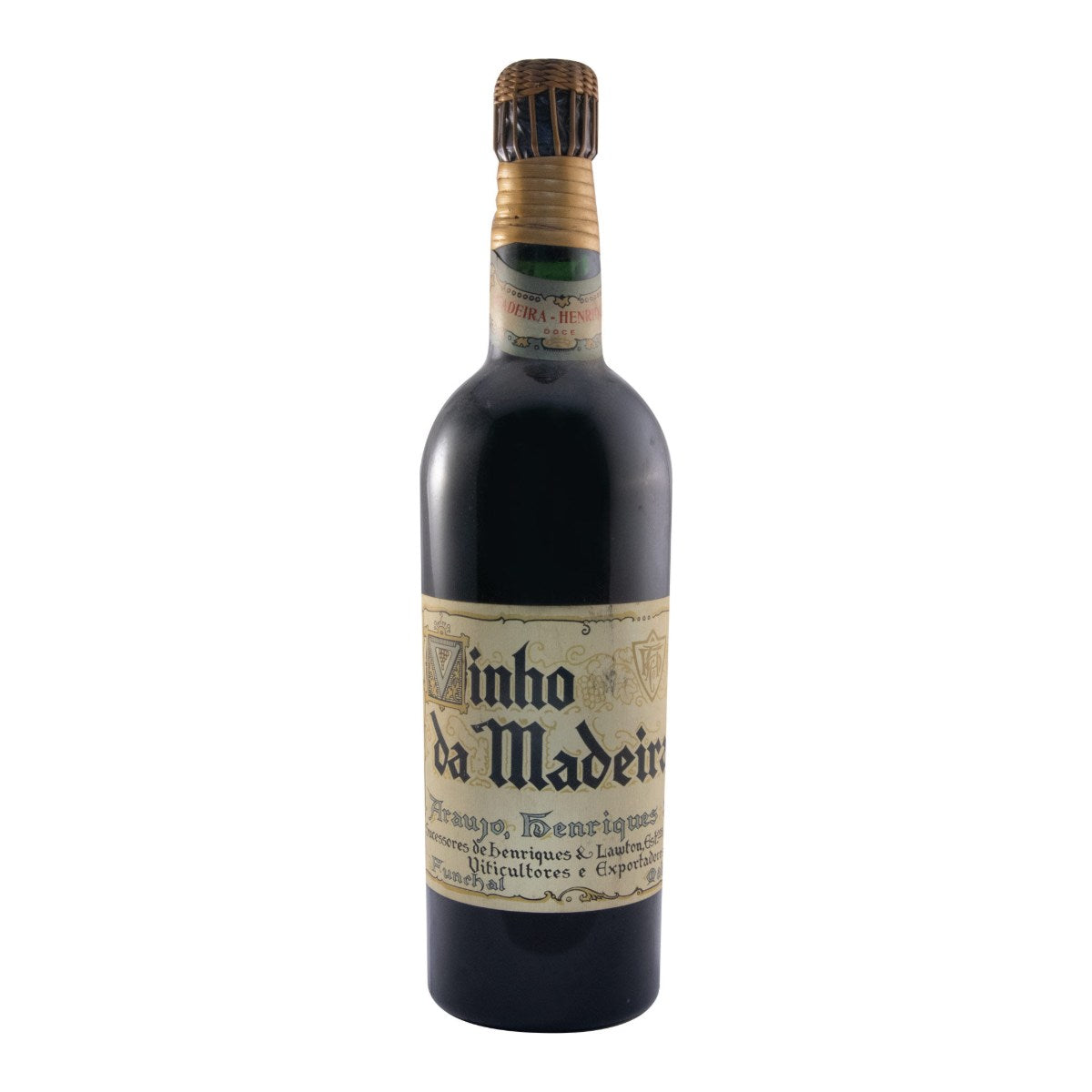 Araújo Henriques Sweet (Straw-Wrapped Neck) Madeira Wine 750ml