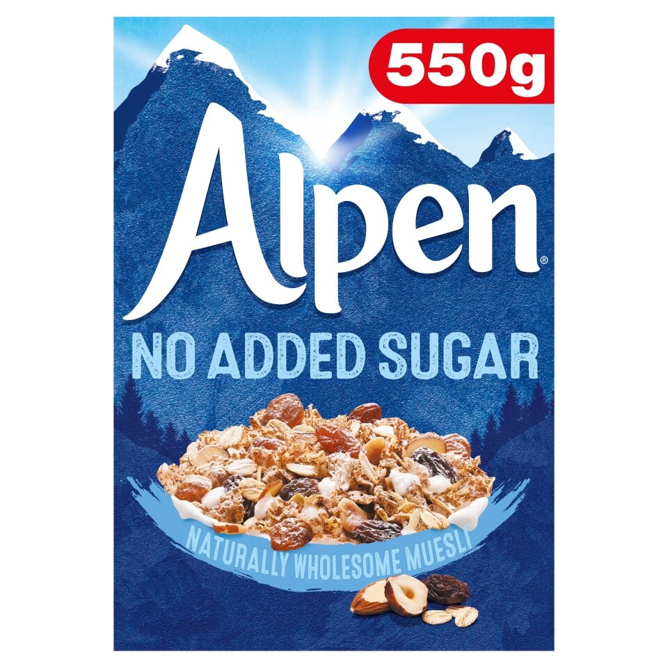 Alpen No Added Sugar Swiss Style Muesli 550g