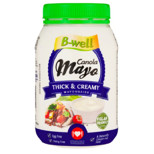 b well thick n creamy canola mayonnaise 750 g egg free creamy south african mayo savoury and sauces collection