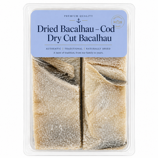 bacalhau cod fish parts 1.45kg dried stockfish cut pieces salted cod portuguese deli fish