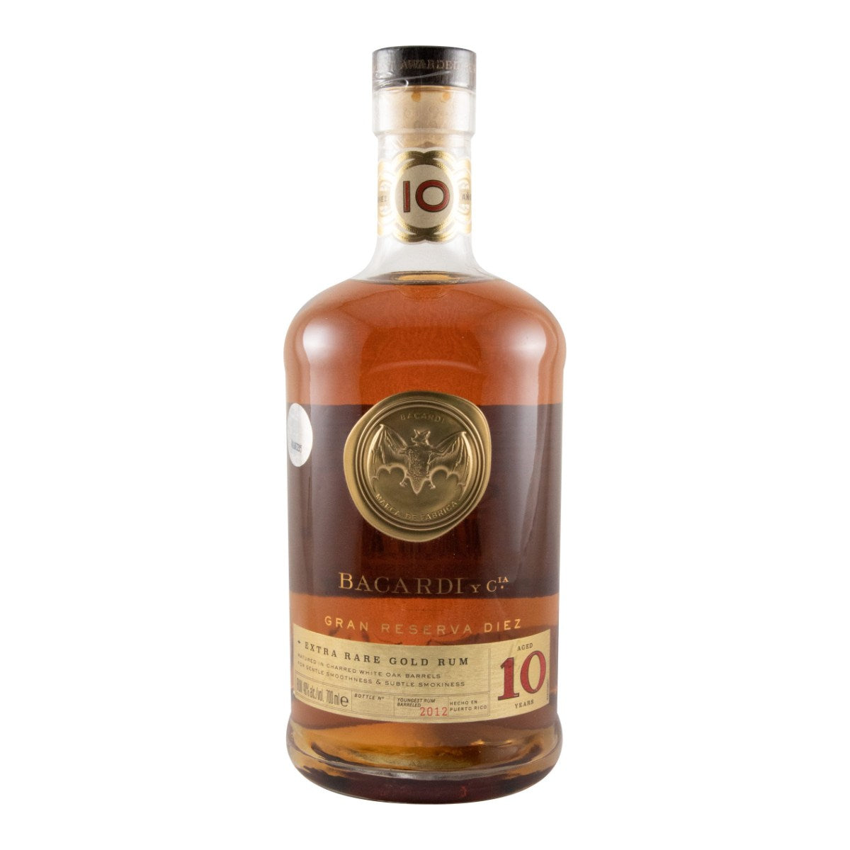 Bacardí Gran Reserva Diez 10 Year Old Rum 700ml 40% ABV