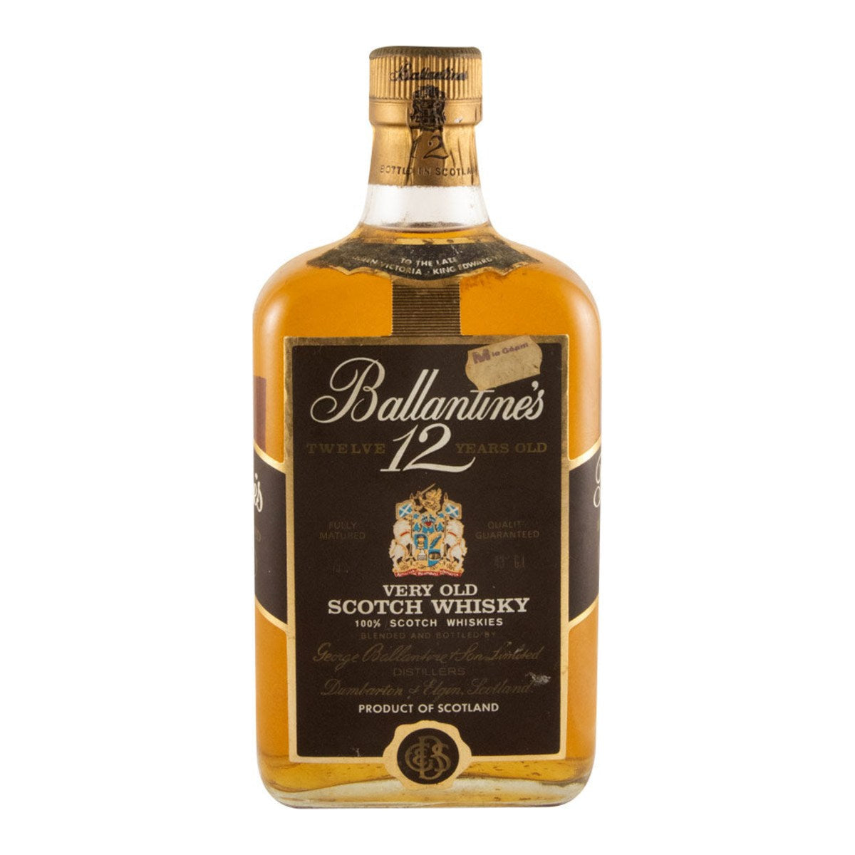 Ballantine's 12 Year Old Blended Scotch Whisky 750ml 43% ABV