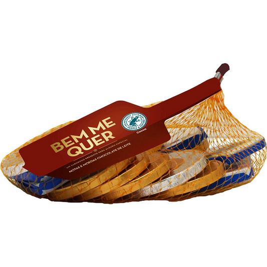 bem me quer milk chocolate coins 150 g foil wrapped chocolate coins easter gift confectionery pack