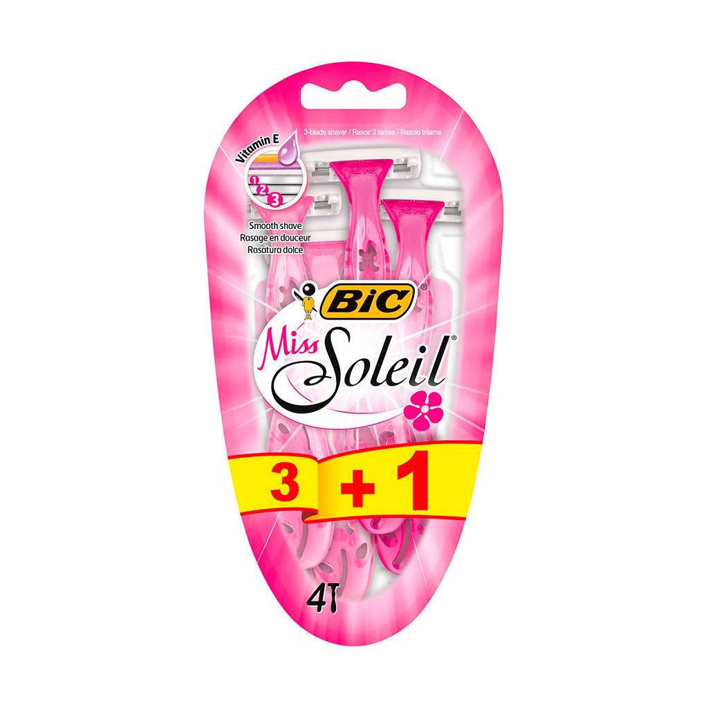 BIC Miss Soleil Disposable Razors 3 plus 1 Free