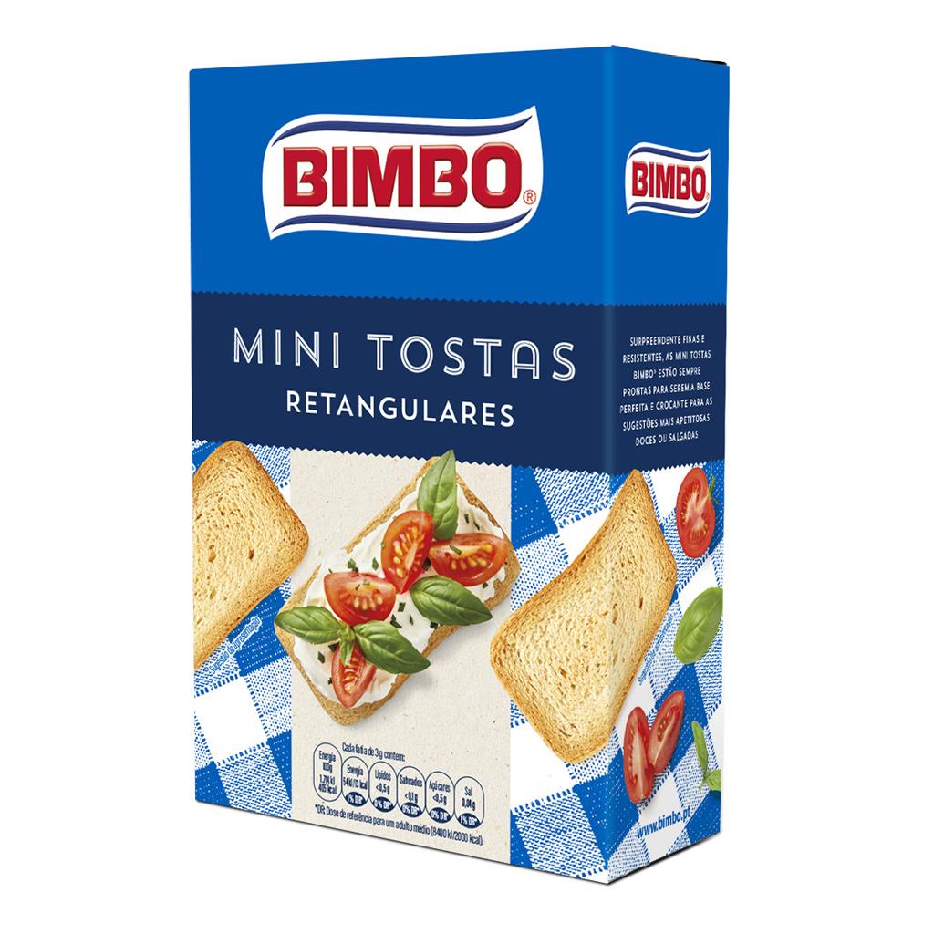 Bimbo Extra Thin Rectangular Mini Toasts 100g