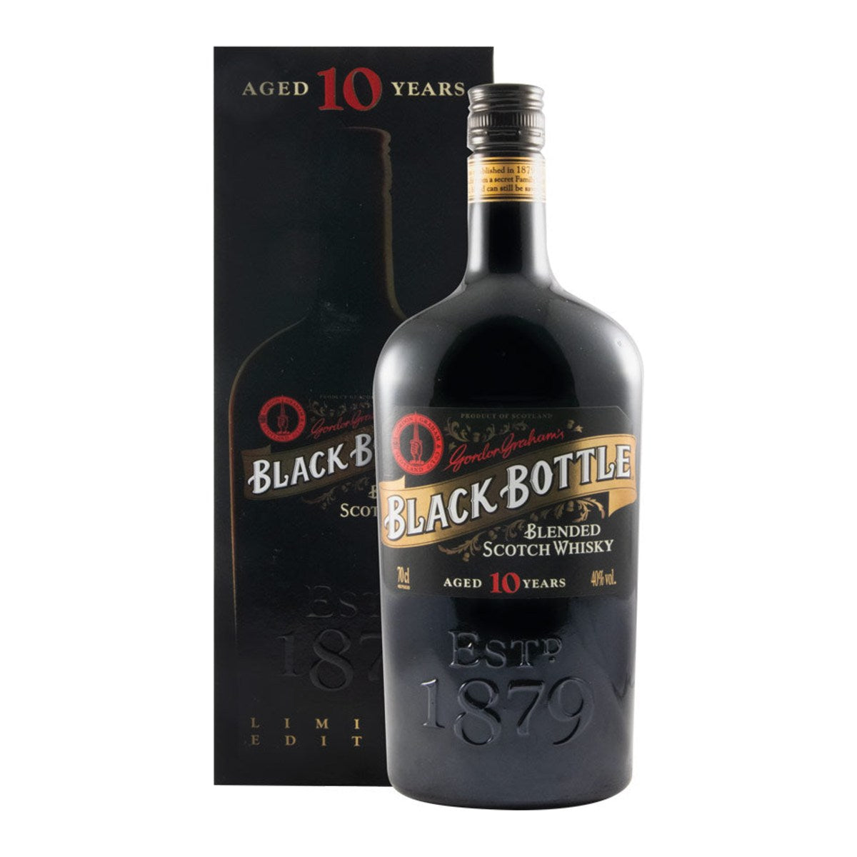 Black Bottle 10 Year Old Blended Scotch Whisky 700ml 40% ABV
