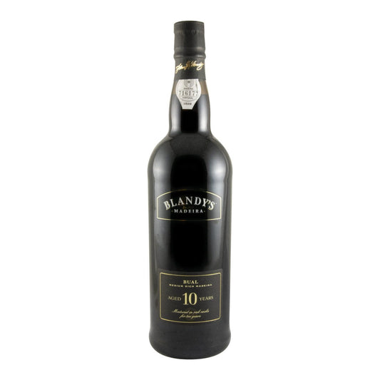 Blandy's 10 Year Old Bual Madeira Wine 750ml 19% ABV