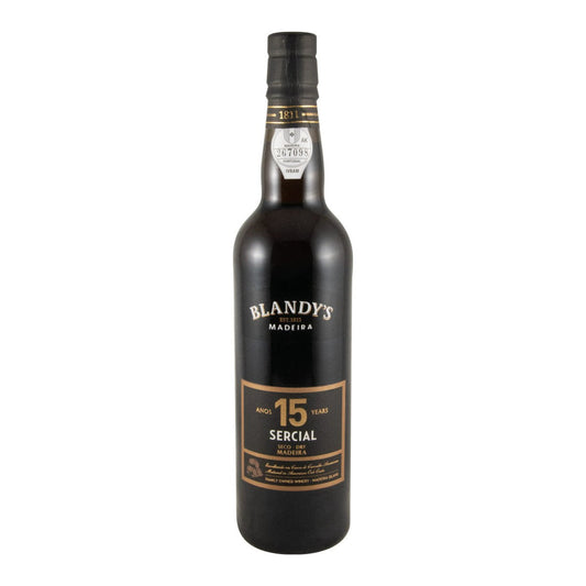 Blandy's 15 Year Old Sercial Madeira Wine 500ml 19% ABV