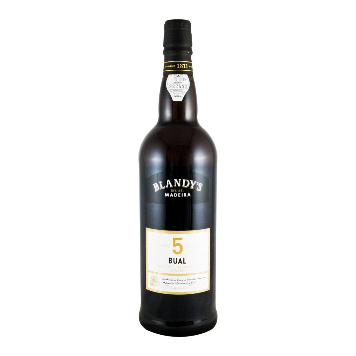 Blandy's 5 Year Old Boal Madeira Wine 750ml 19% ABV