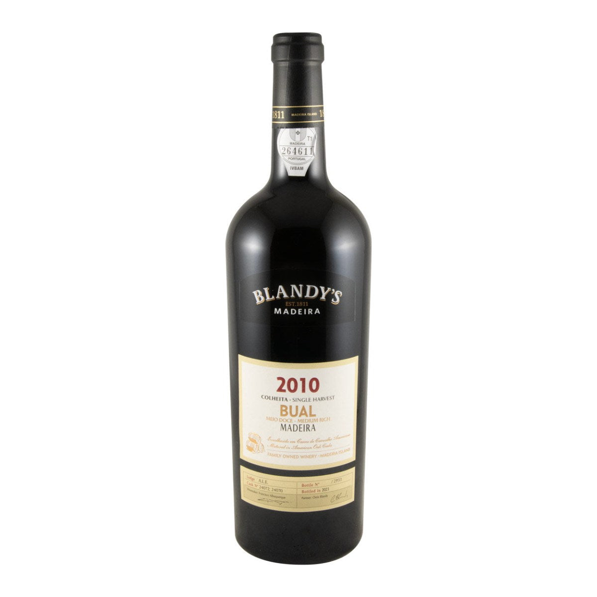 Blandy's Colheita Bual Madeira Wine 2010 750ml 20% ABV