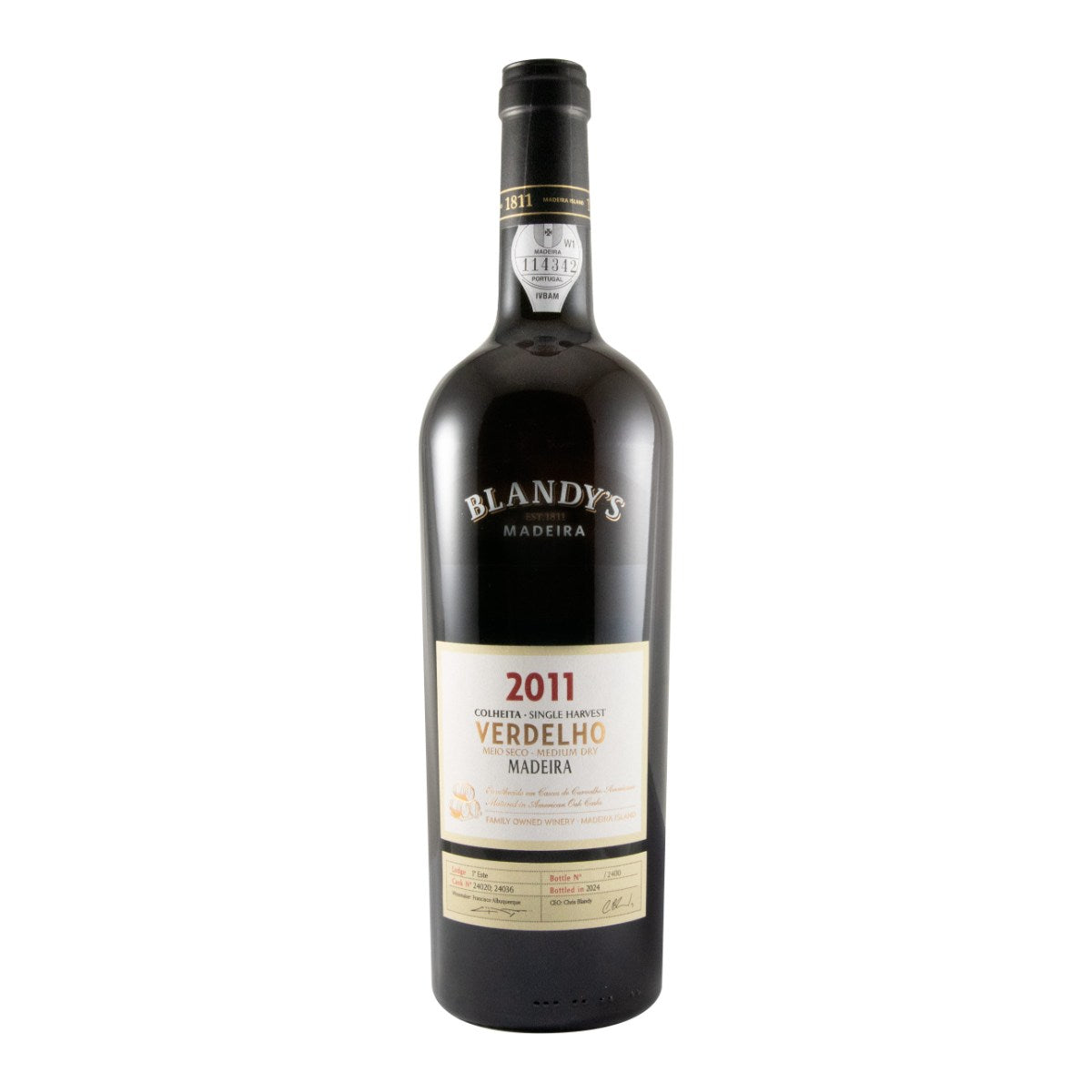 Blandy's Colheita Verdelho Madeira Wine 2011 750ml 20% ABV