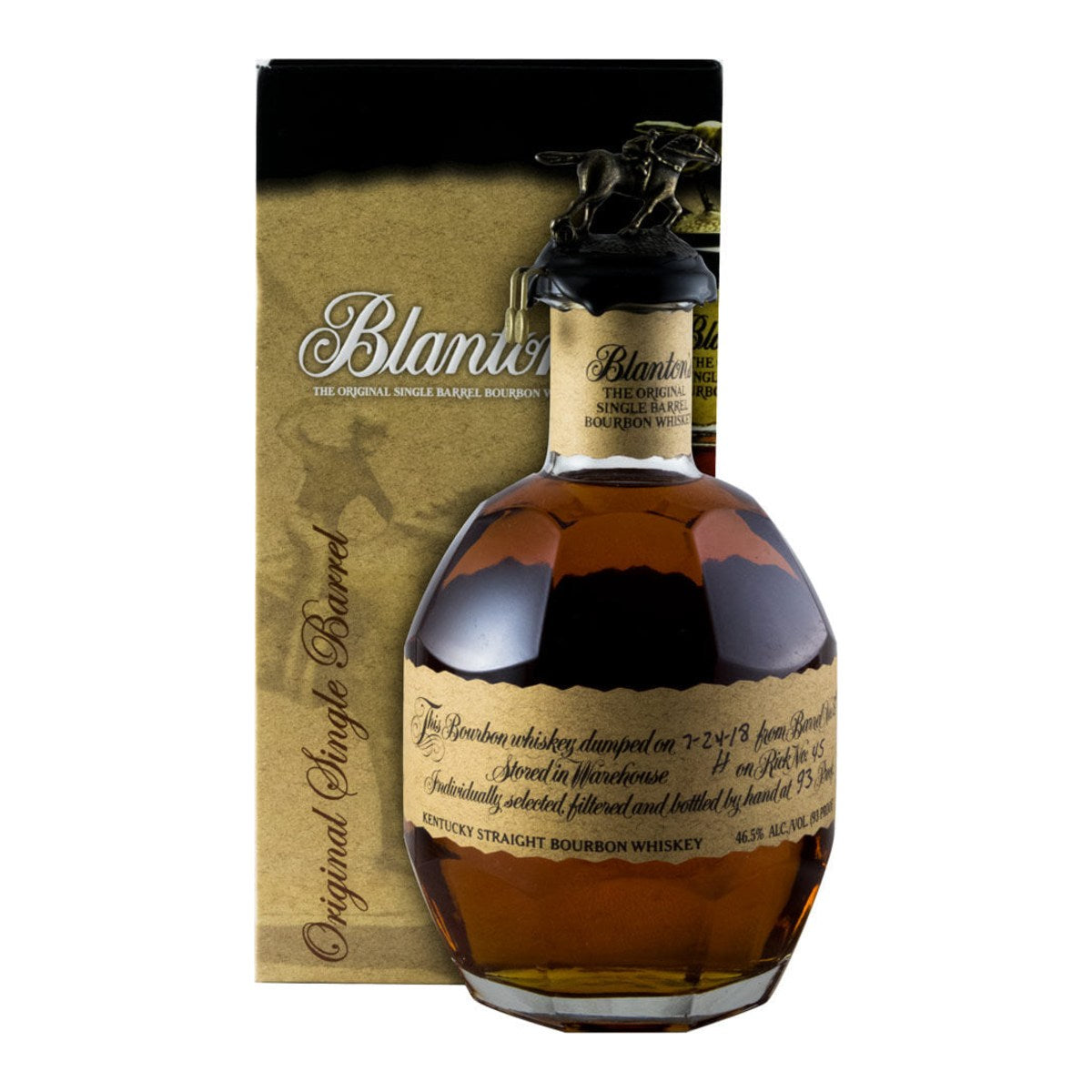 Blanton's Single Barrel Bourbon Whiskey 700ml 46.5% ABV