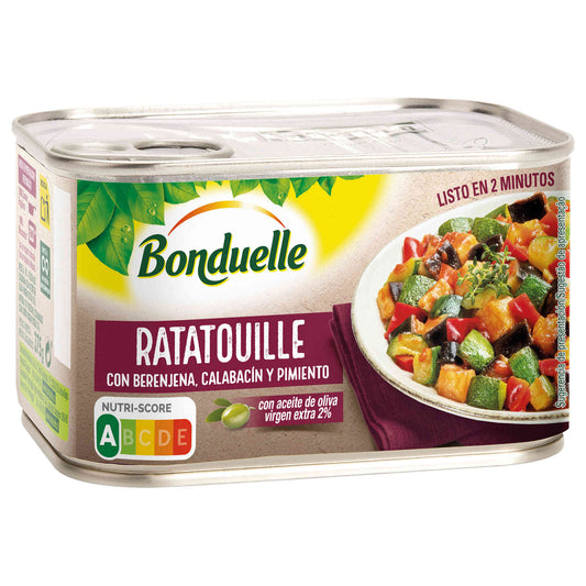 bonduelle ratatouille with eggplant zucchini 466g mediterranean vegetable mix ready meal canned vegetables