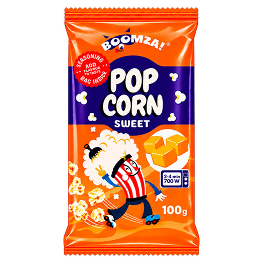 Boomza Sweet Microwave Popcorn 100g