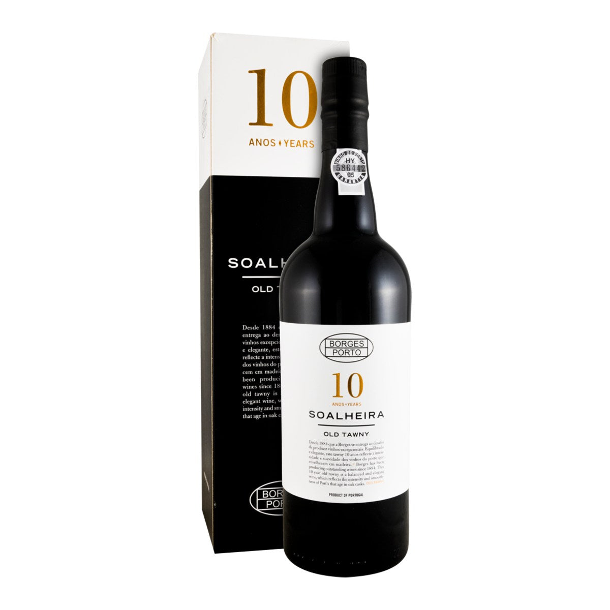 Borges Soalheira 10 Year Old Tawny Porto Wine 750ml 20% ABV