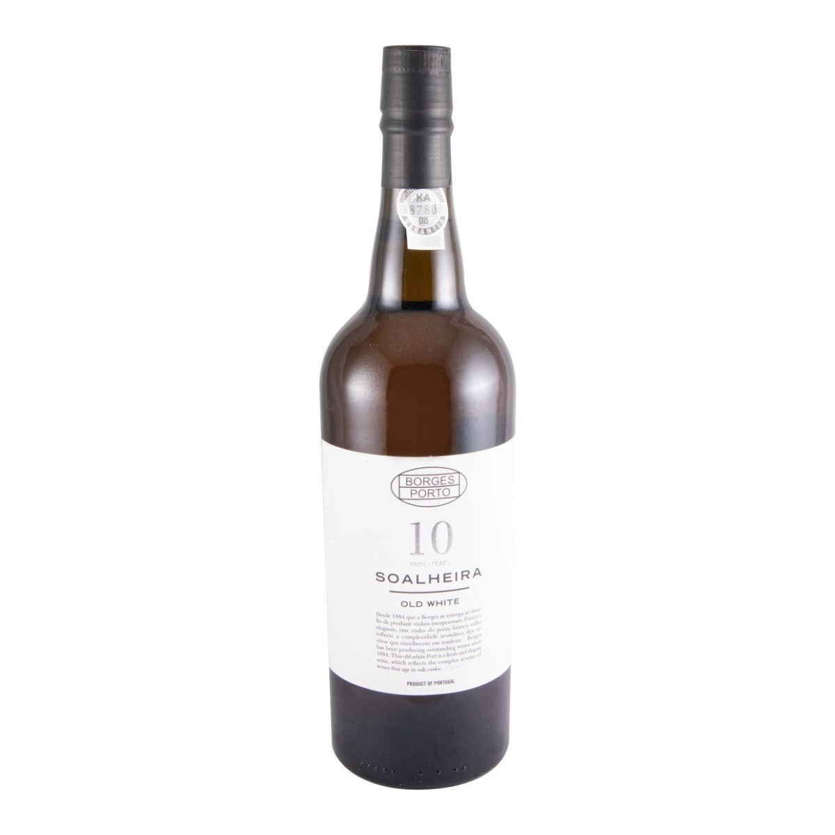 Borges Soalheira 10 Year Old White Porto Wine 750ml 19% ABV