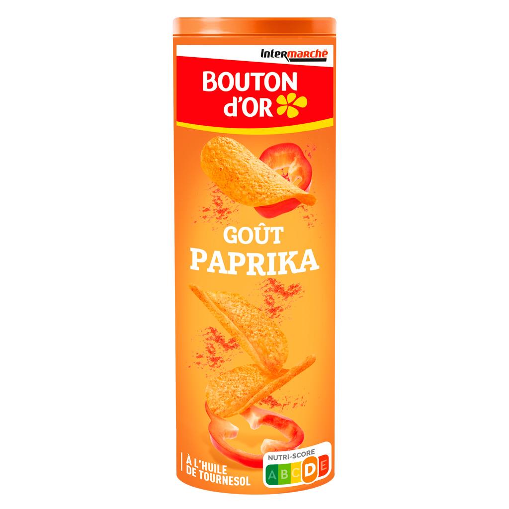 Bouton d'Or Paprika Flavour Crisps 170g