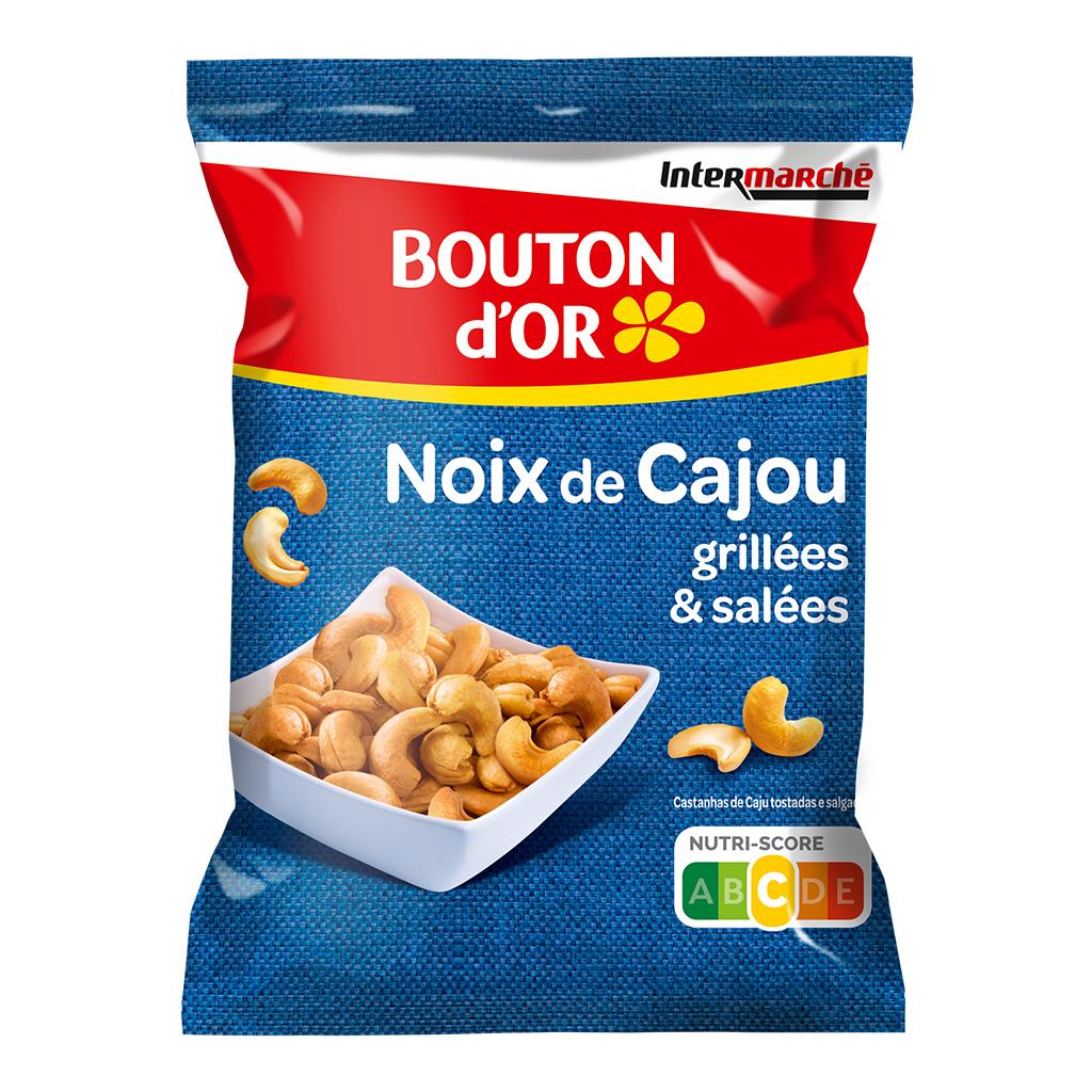 Bouton d'Or Roasted Salted Cashews 125g