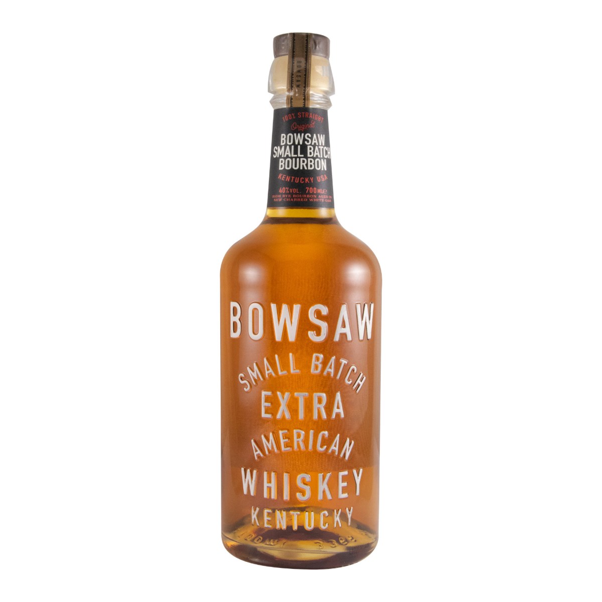 Bowsaw Straight Bourbon Whiskey 700ml 40% ABV