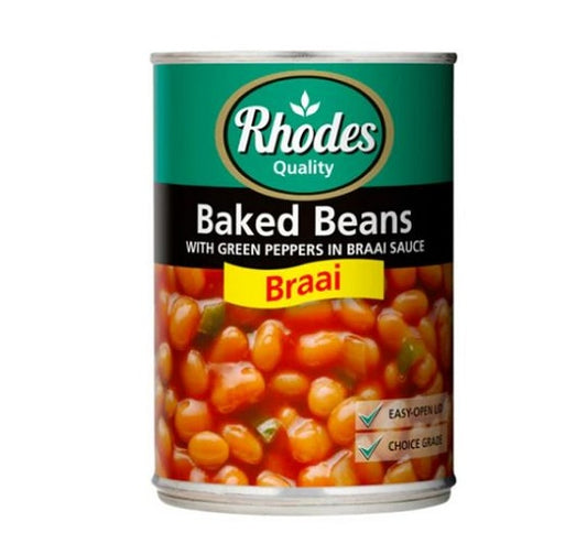 Baked Beans in Braai Sauce Rhodes 400g