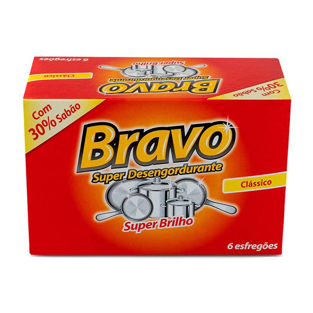 Bravo Scourers Pack of 6